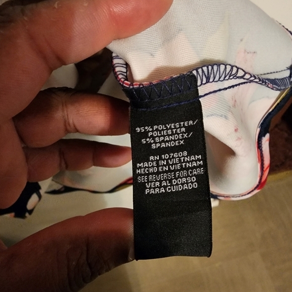 Karin Stevens Sleeveless Floral Dress Zip In Back Size 6 With Belt - Picture 5 of 10